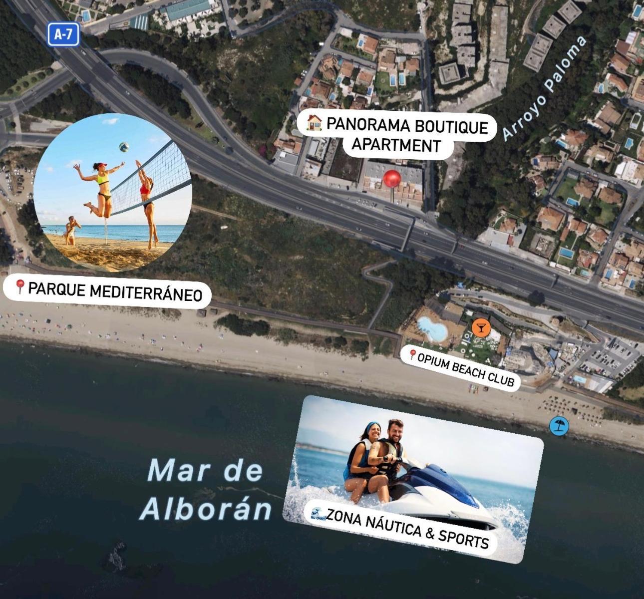 Frente A La Playa Apartamento Boutique En Марбелья Экстерьер фото